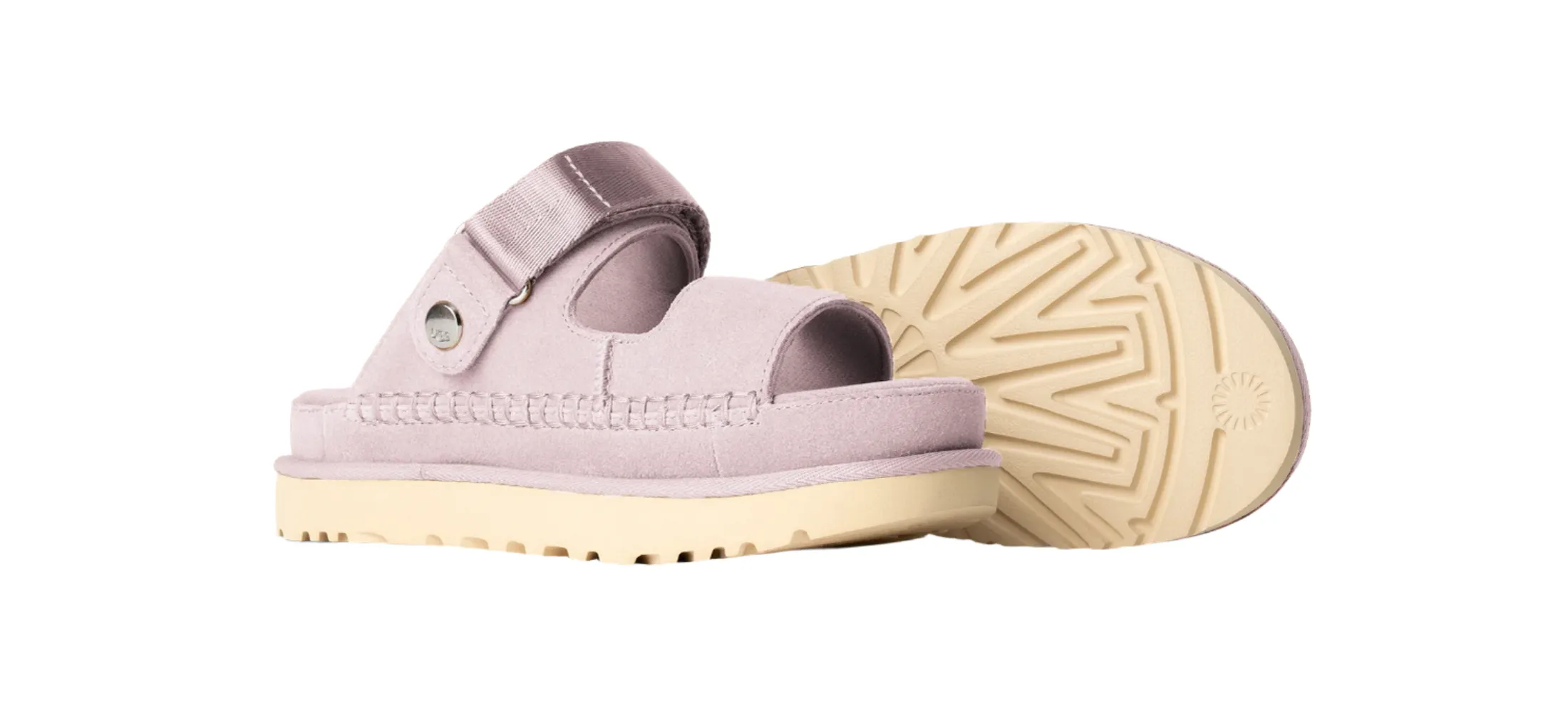 UGG® Women's Goldenstar Glide Sandal - Bay Fog