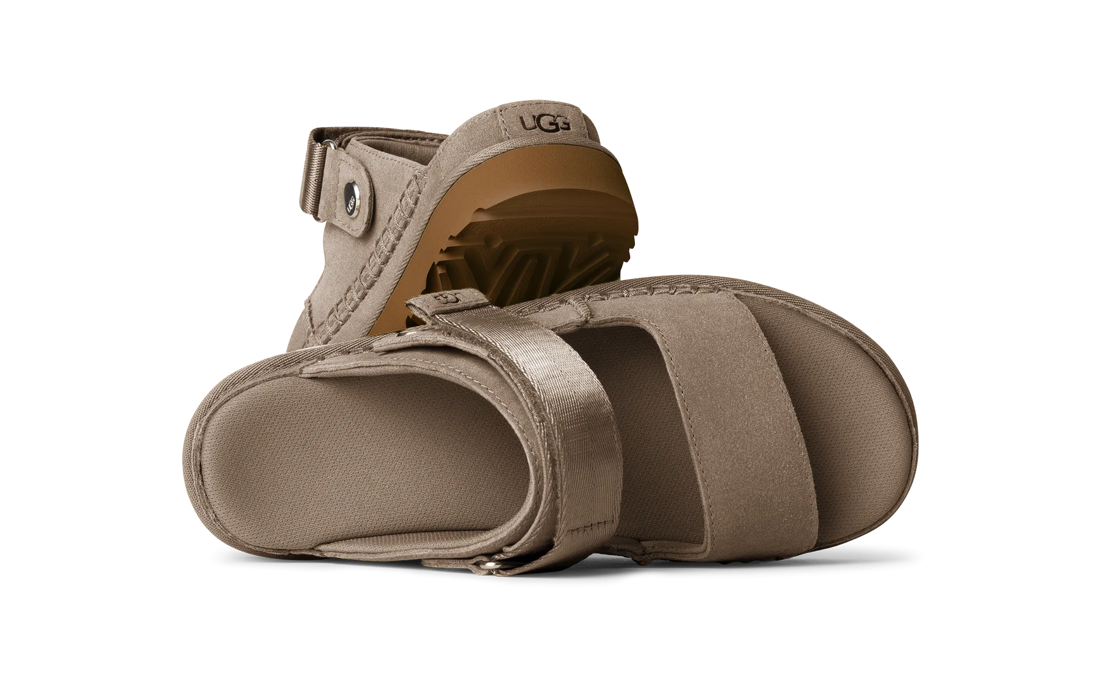 UGG® Women's Goldenstar Glide Sandal - Smoke Plume