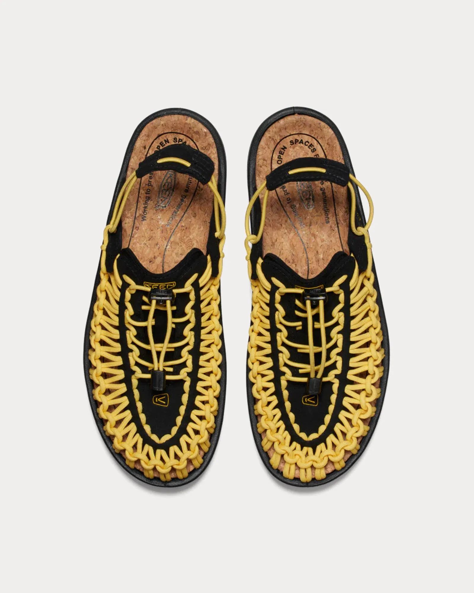 Uneek II Convertible Black / Keen Yellow Sandals