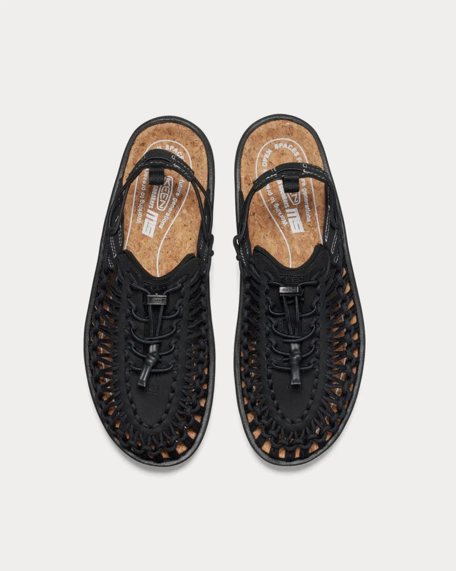 Uneek II Convertible Black Sandals