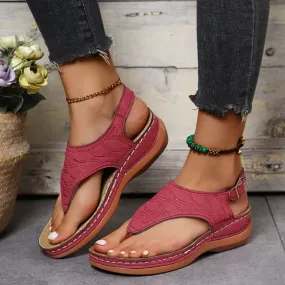 Uniqcloud Arch Support Wide Toe Box Clip Toe Sandals