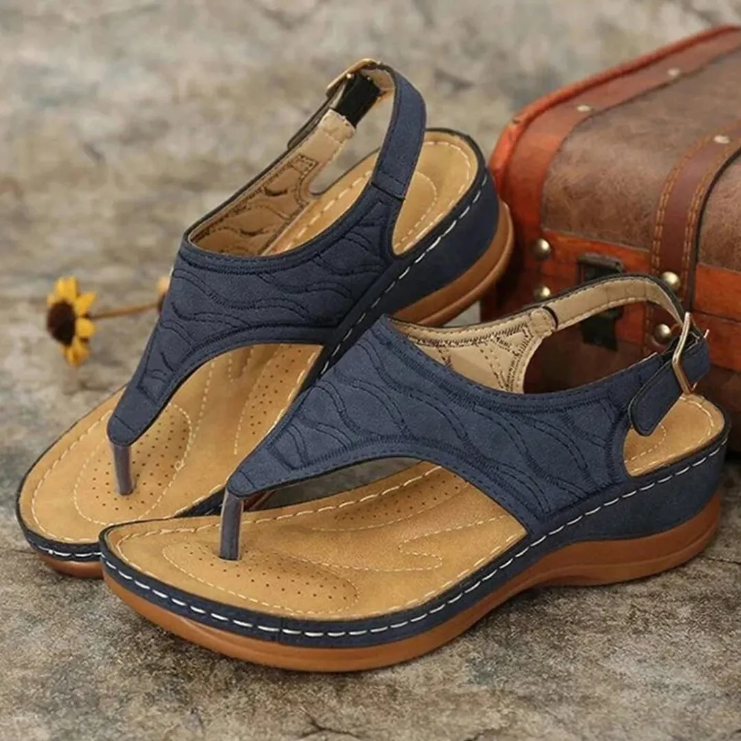 Uniqcloud Arch Support Wide Toe Box Clip Toe Sandals