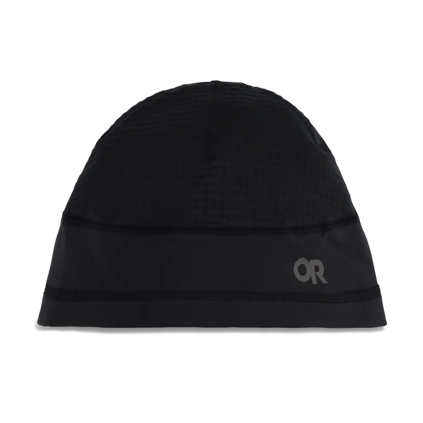 Vigor Grid Fleece Beanie - Black