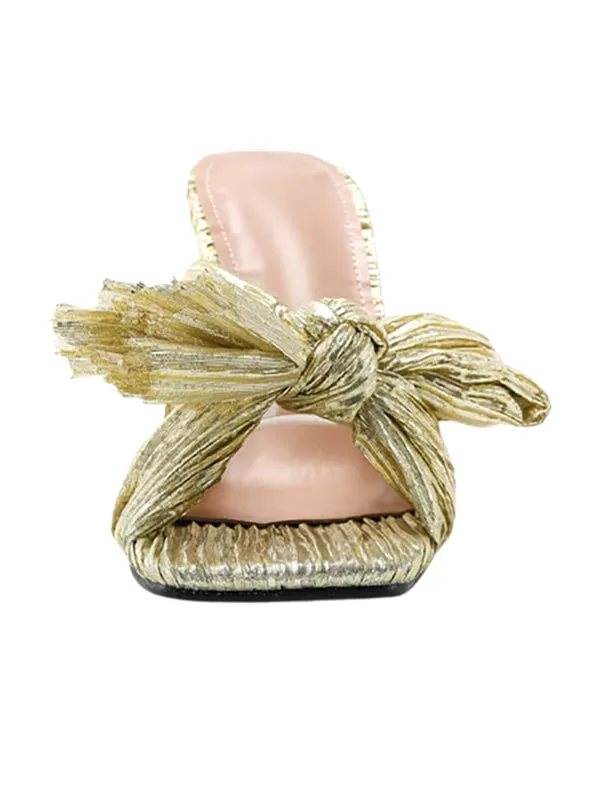 Wedding Shoes Square Toe&Mules