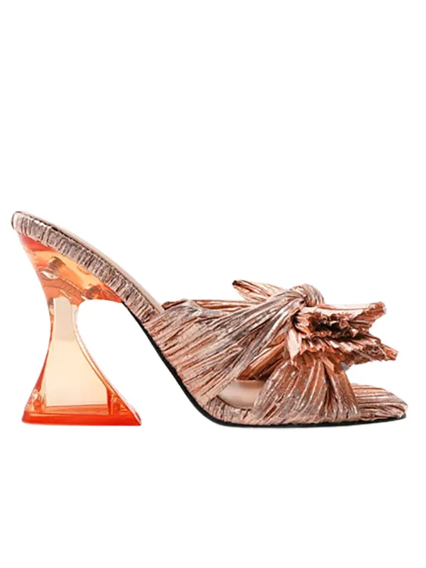Wedding Shoes Square Toe&Mules