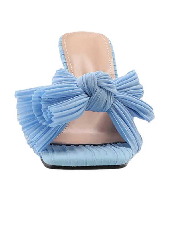 Wedding Shoes Square Toe&Mules