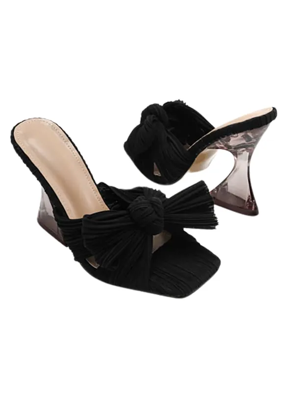 Wedding Shoes Square Toe&Mules