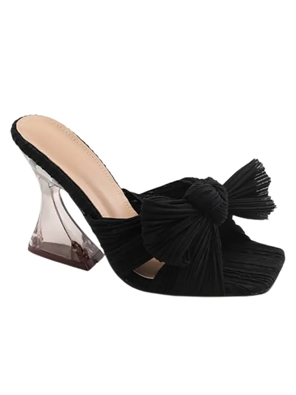 Wedding Shoes Square Toe&Mules