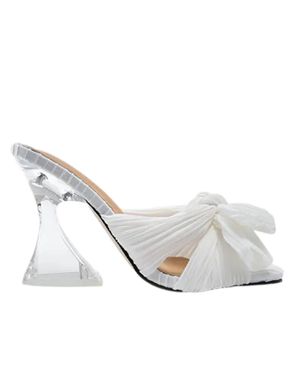 Wedding Shoes Square Toe&Mules