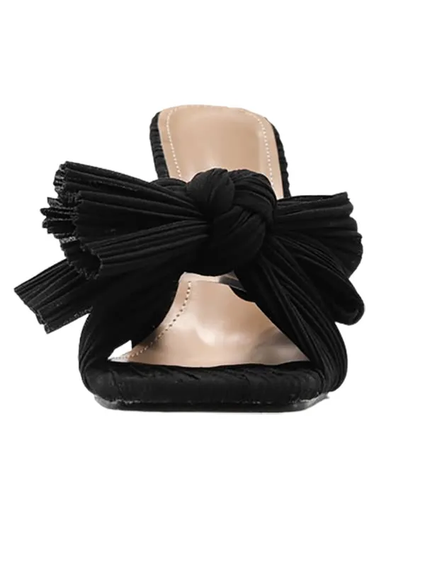 Wedding Shoes Square Toe&Mules