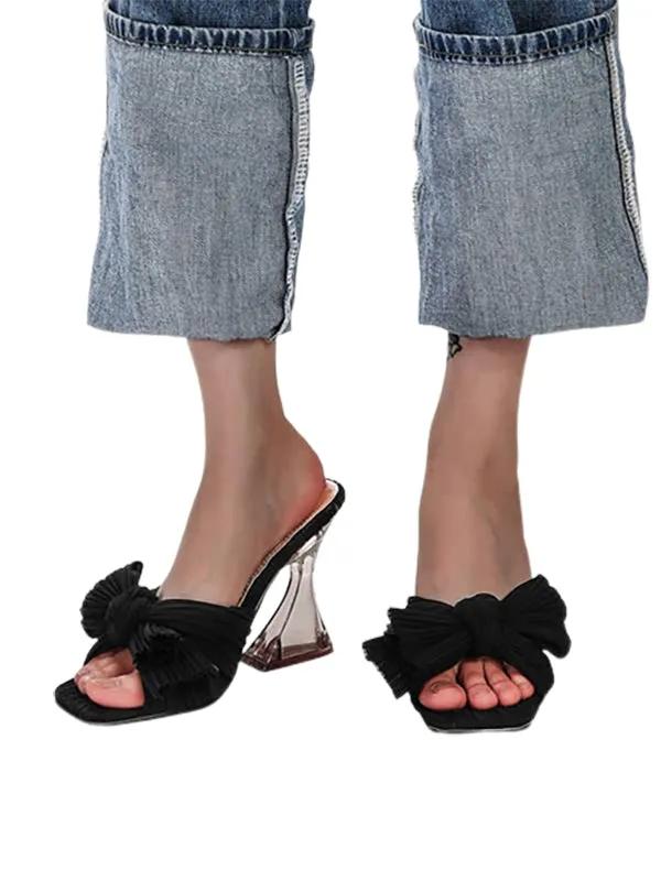 Wedding Shoes Square Toe&Mules