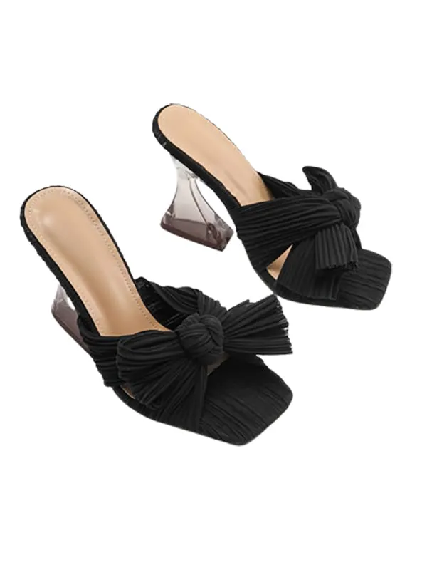 Wedding Shoes Square Toe&Mules
