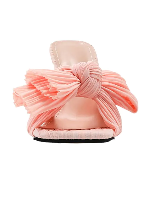 Wedding Shoes Square Toe&Mules