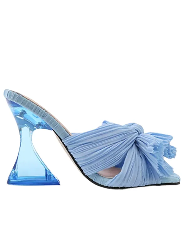 Wedding Shoes Square Toe&Mules