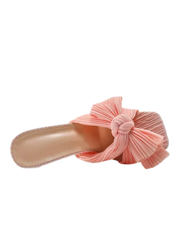 Wedding Shoes Square Toe&Mules
