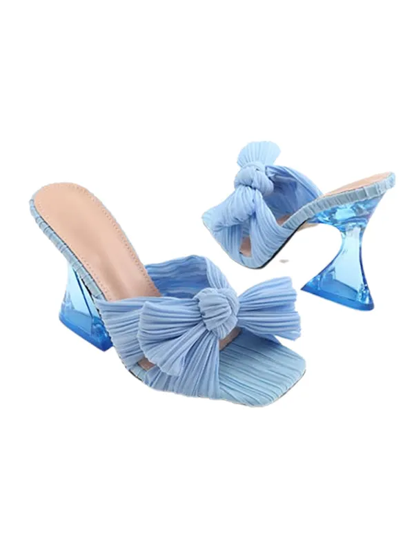 Wedding Shoes Square Toe&Mules