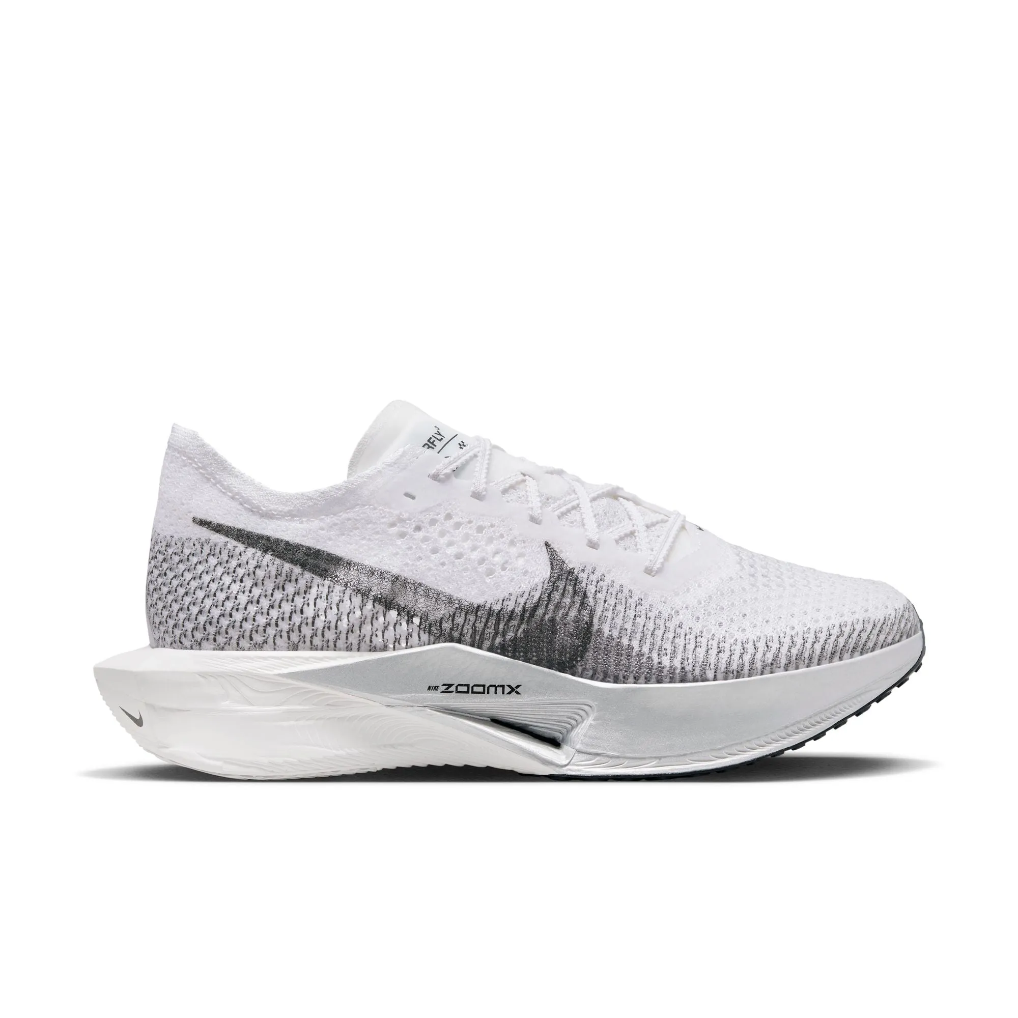Women’s ZoomX Vaporfly 3 (100 - White/Particle Grey/Metallic Silver/Dark Smoke Grey)