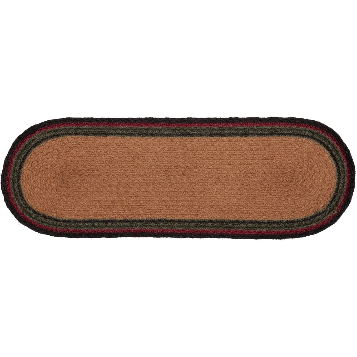 Wyatt Stenciled Bear Jute Table Runner 8" x 24"